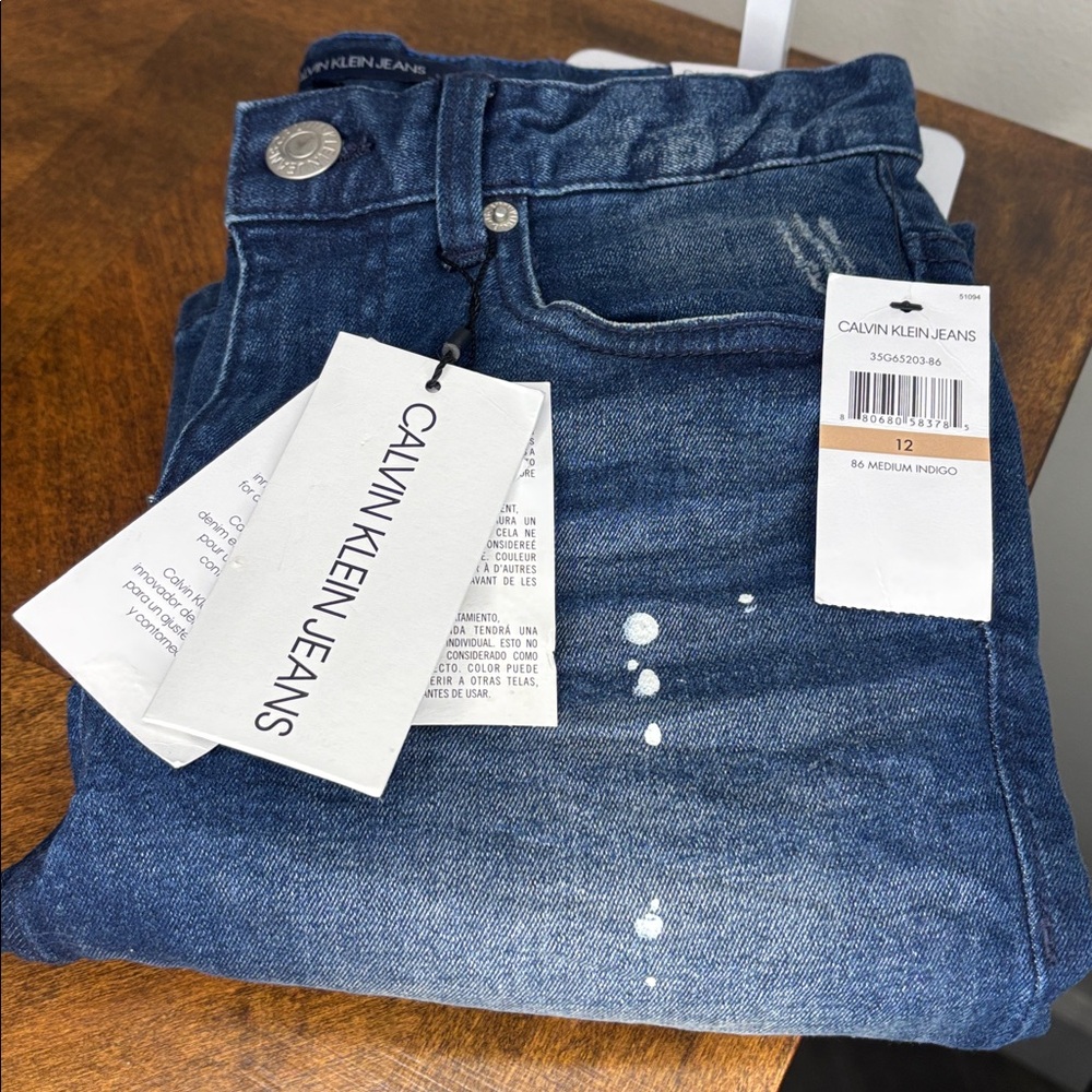 (NWT) Calvin Klein Kids Jeans size 12